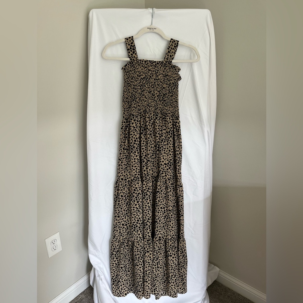 Cheetah Print Maxi Dress